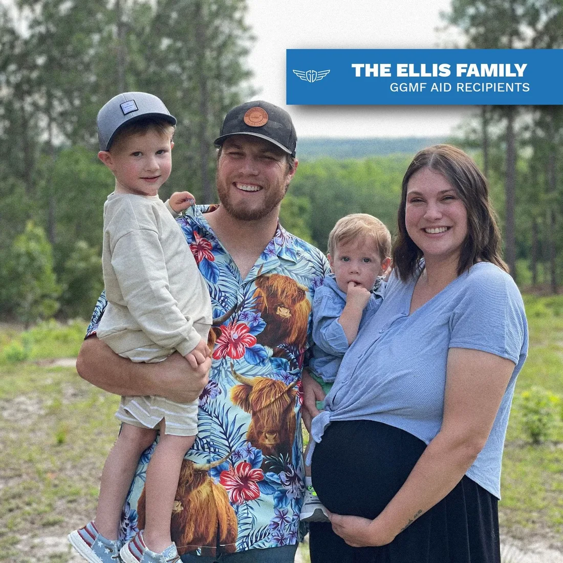 A veteran family supported by the foundation